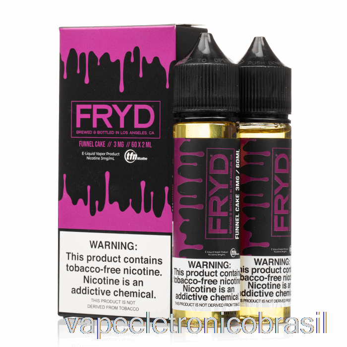 Vape Recarregável Funnel Cake - Fried E-liquid - 120ml 6mg